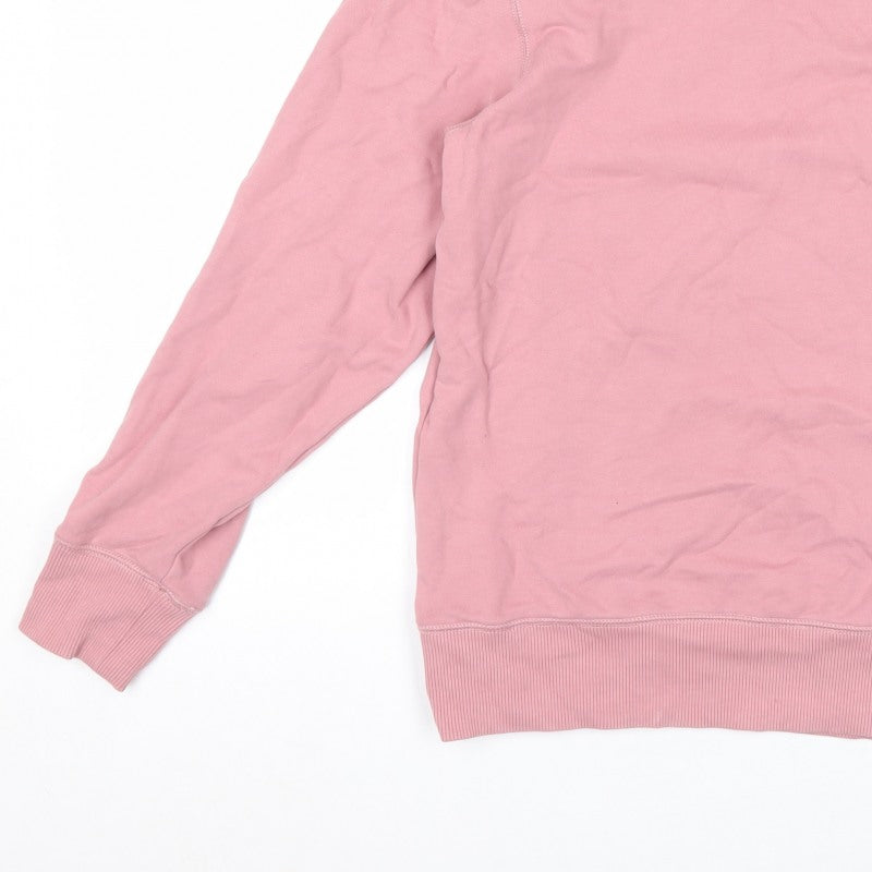 Calvin Klein Jeans Women's Pink L Basic Pullover Sweatshirt Jacket