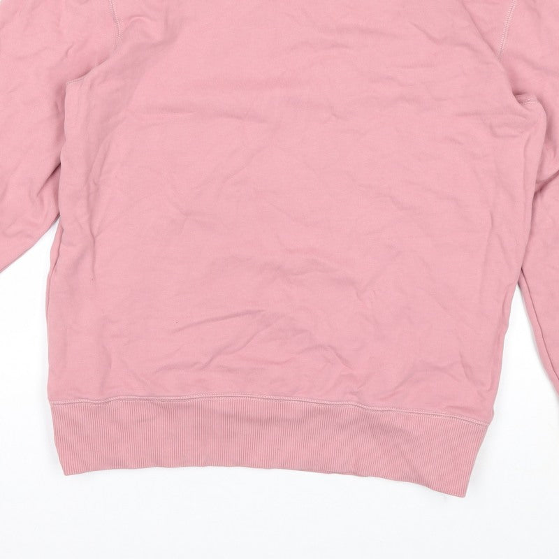 Calvin Klein Jeans Women's Pink L Basic Pullover Sweatshirt Jacket