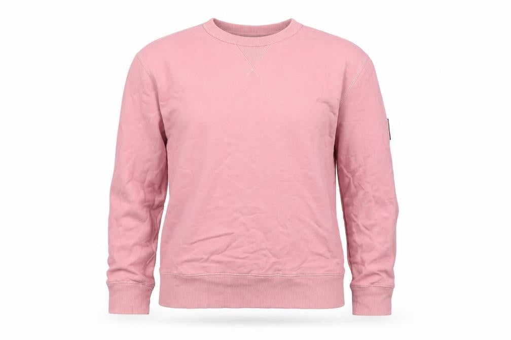 Calvin Klein Jeans Women's Pink L Basic Pullover Sweatshirt Jacket