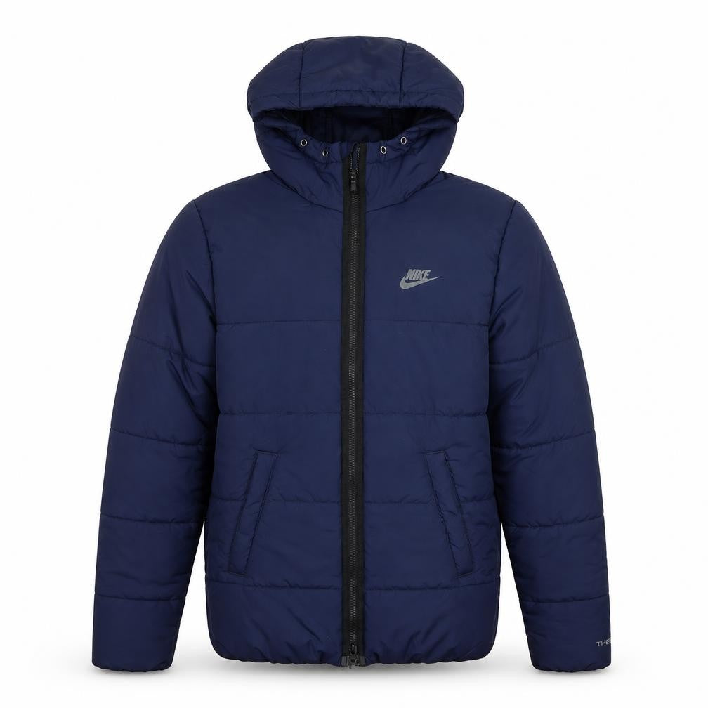 Nike Men’s Blue XS Therma-FIT Hooded Puffer Jacket