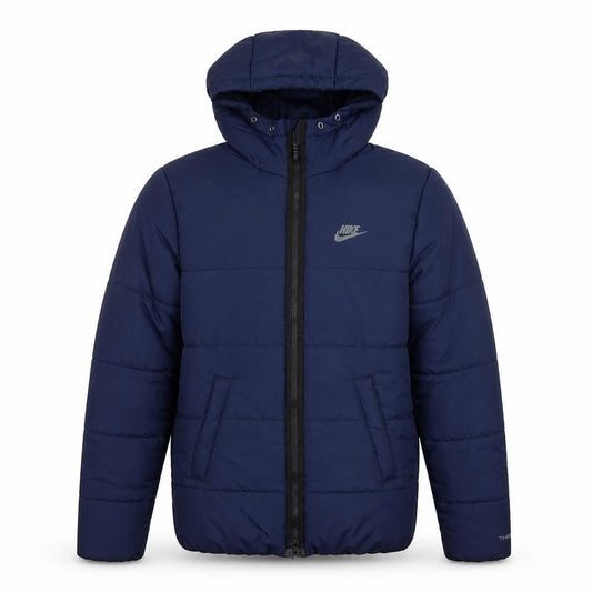 Nike Men’s Blue XS Therma-FIT Hooded Puffer Jacket