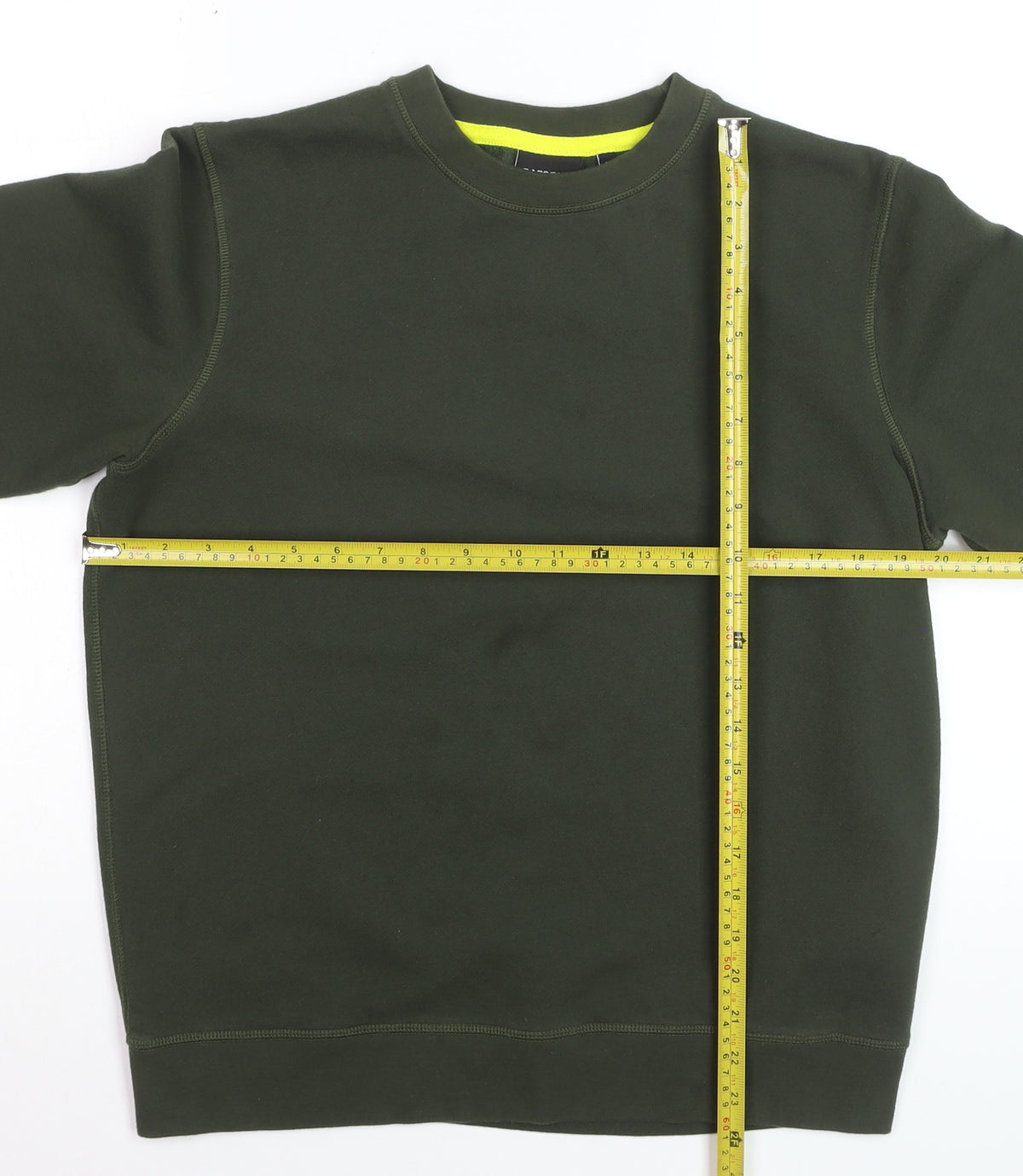 Barbour International Unisex Green L Pullover Crew Neck Sweatshirt