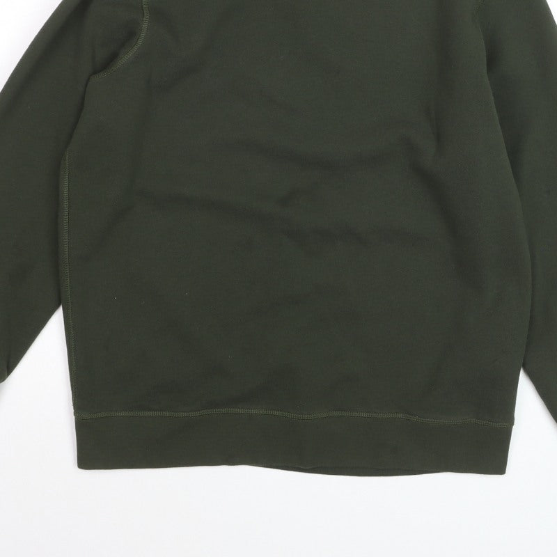 Barbour International Unisex Green L Pullover Crew Neck Sweatshirt