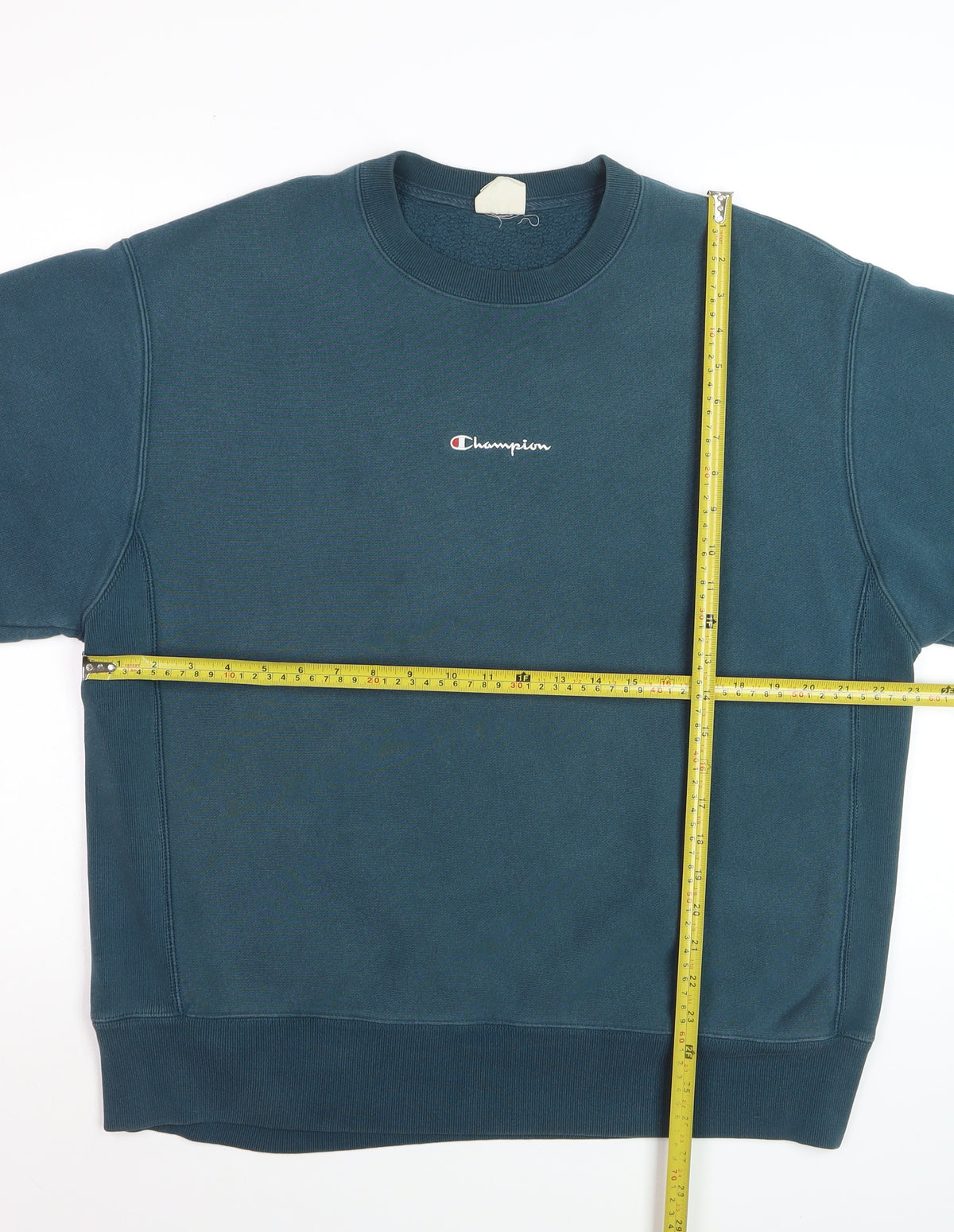 Champion Men’s Blue Large Reverse Weave Logo Crew Neck Sweatshirt