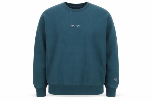 Champion Men’s Blue Large Reverse Weave Logo Crew Neck Sweatshirt