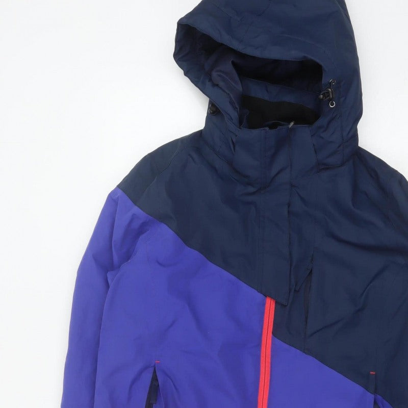 Freedom Trail Women Blue Purple Red UK 12 Hooded Ski Jacket