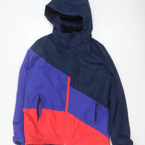 Freedom Trail Women Blue Purple Red UK 12 Hooded Ski Jacket