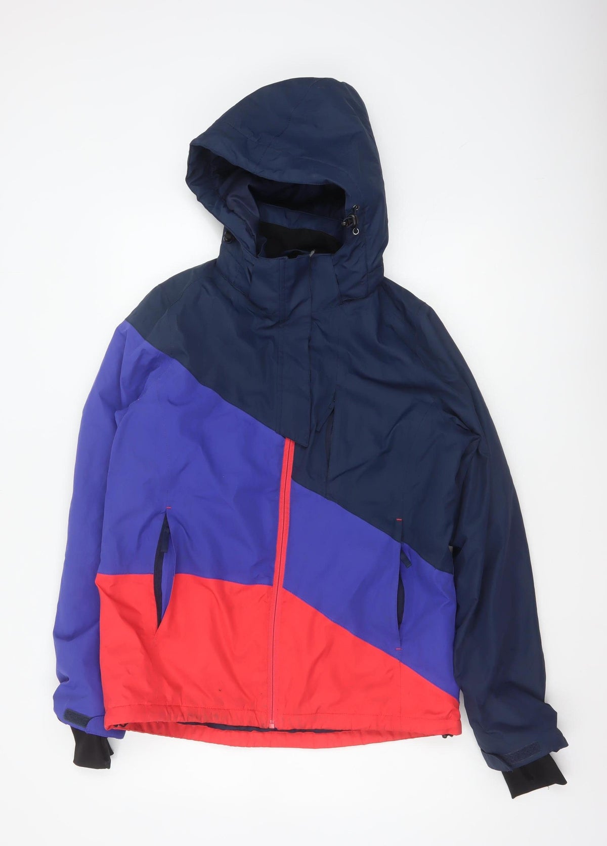 Freedom Trail Women Blue Purple Red UK 12 Hooded Ski Jacket