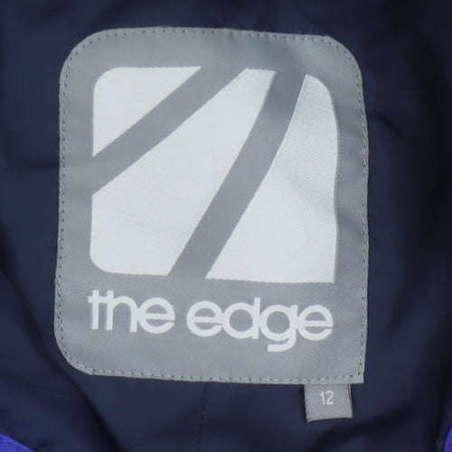 Freedom Trail Women Blue Purple Red UK 12 Hooded Ski Jacket
