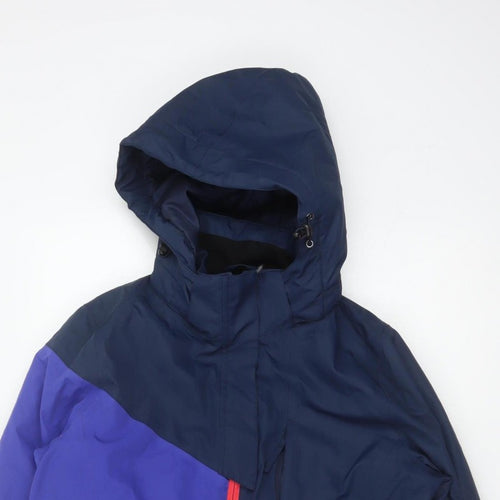 Freedom Trail Women Blue Purple Red UK 12 Hooded Ski Jacket