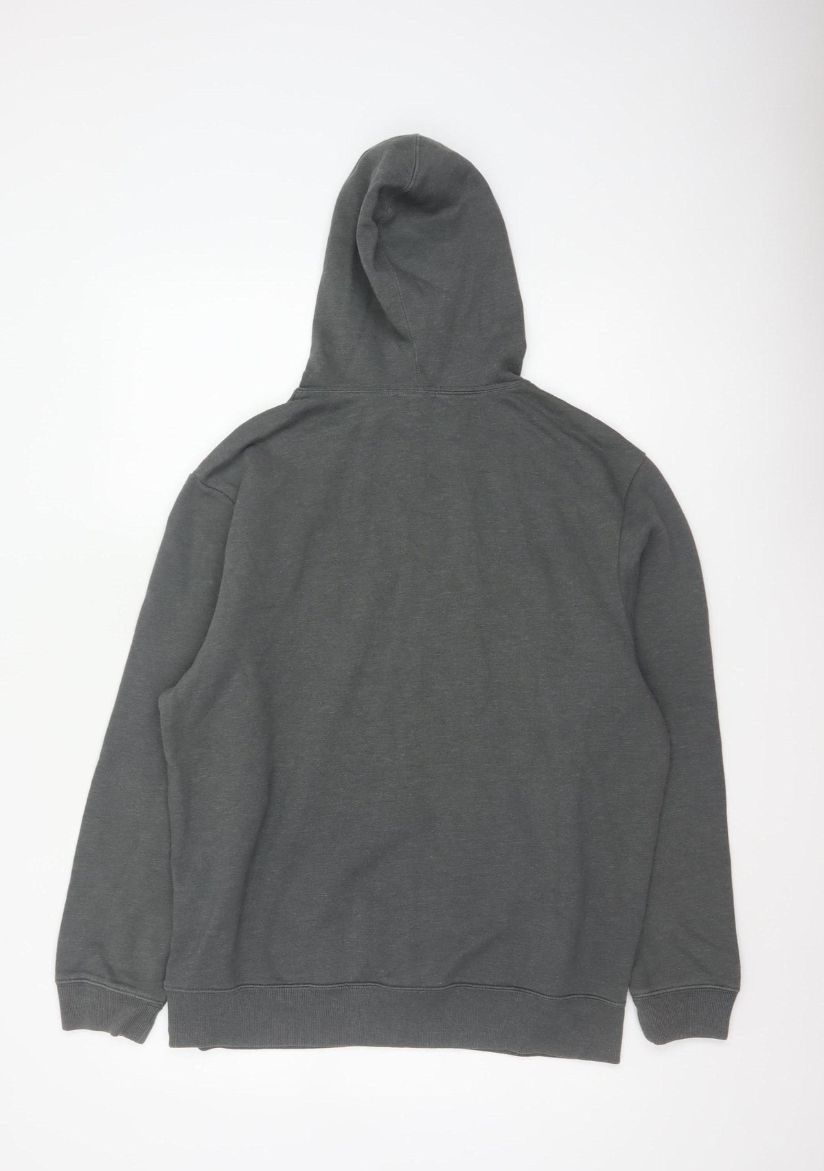 Gap Men’s Grey M Pullover Hoodie USA Flag Logo Pocket