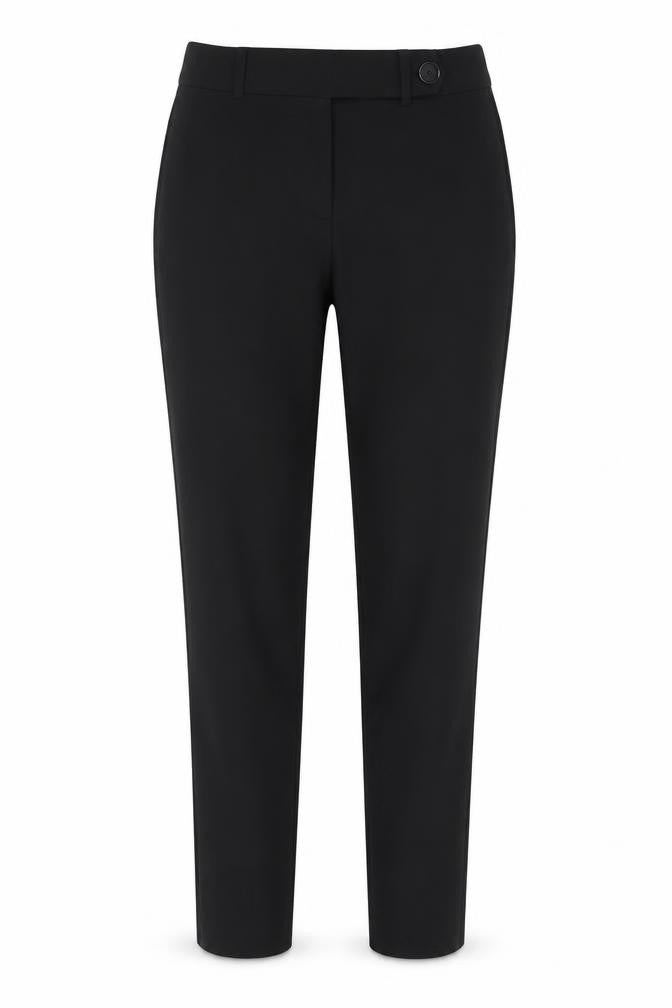 Next Women Black UK 10 Long Tailoring Straight Leg Dress Trousers