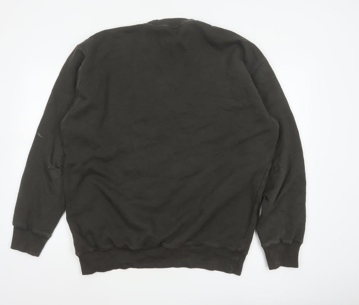 Reebok Men’s Black M Pullover Crew Neck Logo Sweatshirt