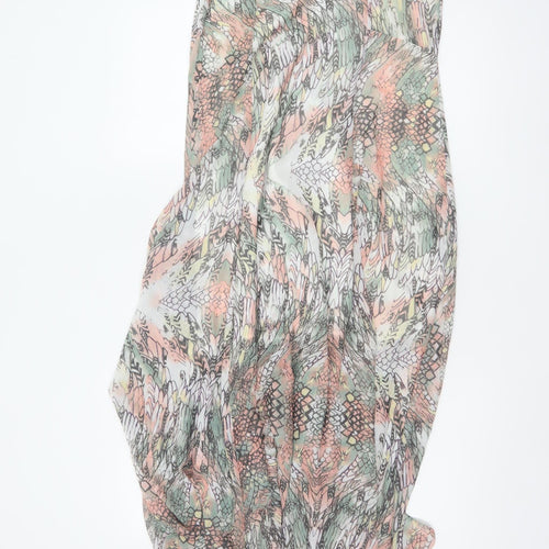 Firetrap Women Multicoloured XS Floral Chiffon Long Kaftan Dress