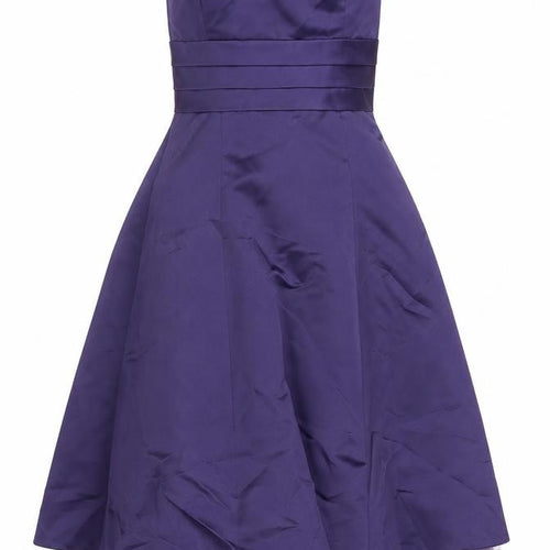 Eternity Bride Women’s Purple UK 8 Strapless A-Line Satin Party Dress