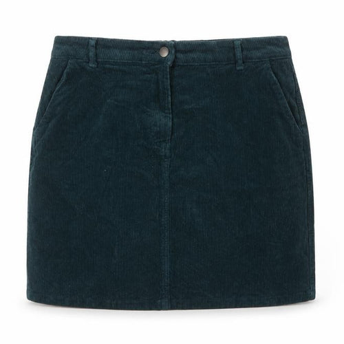M&Co Women's Teal Green UK 14 Corduroy Pencil Knee Skirt Pockets