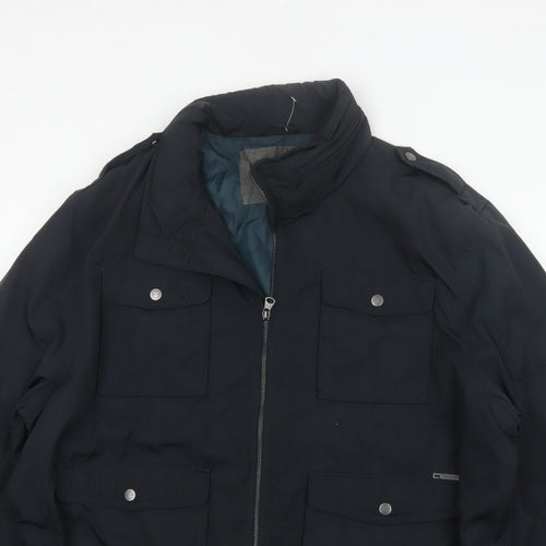 RJR.John Rocha Men’s Black 2XL Military Padded Zip Jacket