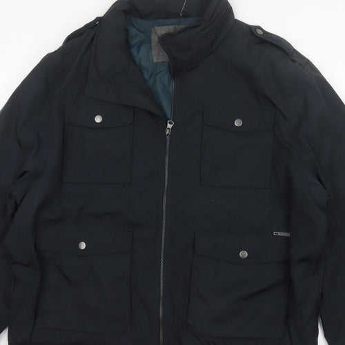 RJR.John Rocha Men’s Black 2XL Military Padded Zip Jacket