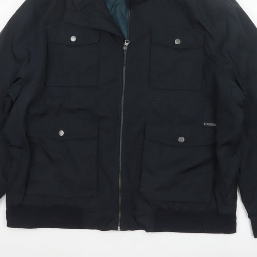 RJR.John Rocha Men’s Black 2XL Military Padded Zip Jacket
