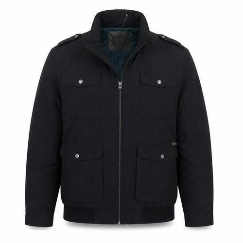 RJR.John Rocha Men’s Black 2XL Military Padded Zip Jacket