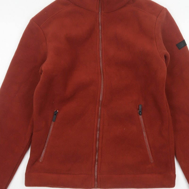 Regatta Men’s Red Size S Full Zip Fleece Basic Jacket Outdoor