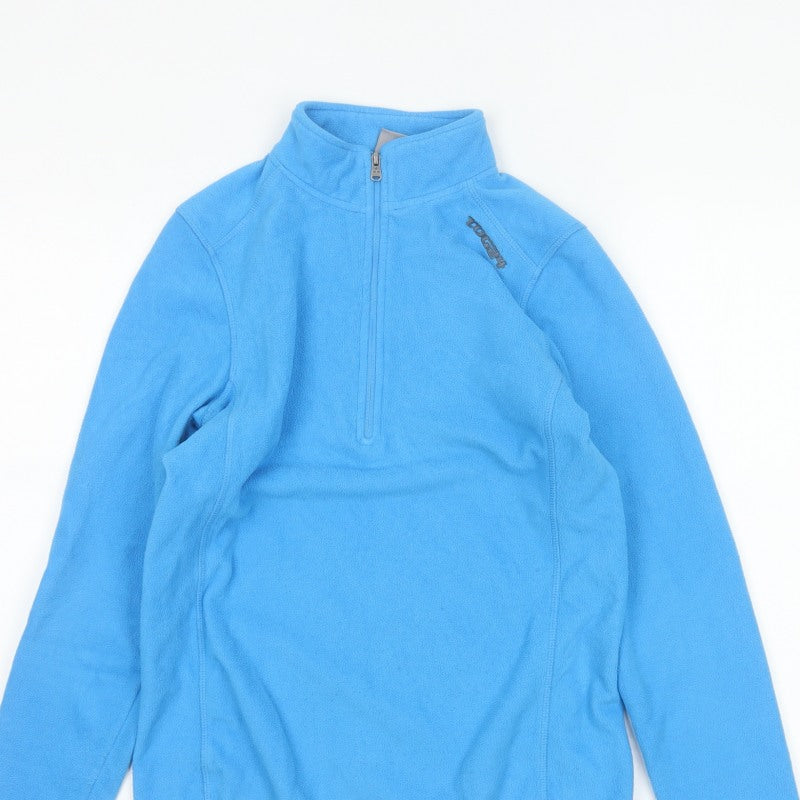 Additional view of TOG24 Women’s Blue UK 8 1/4 Zip Fleece Pullover Sweatshirt