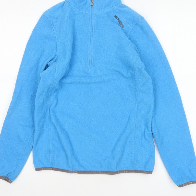 Additional view of TOG24 Women’s Blue UK 8 1/4 Zip Fleece Pullover Sweatshirt