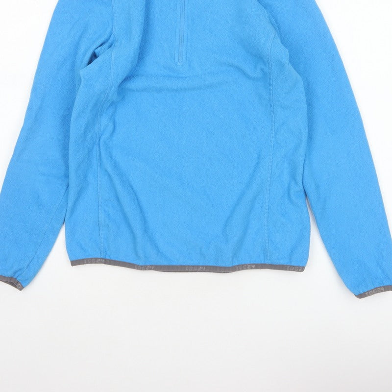 Additional view of TOG24 Women’s Blue UK 8 1/4 Zip Fleece Pullover Sweatshirt
