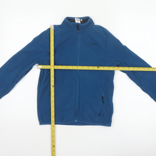 Quechua Boys Blue 10-11 Years Basic Fleece Jacket Full Zip
