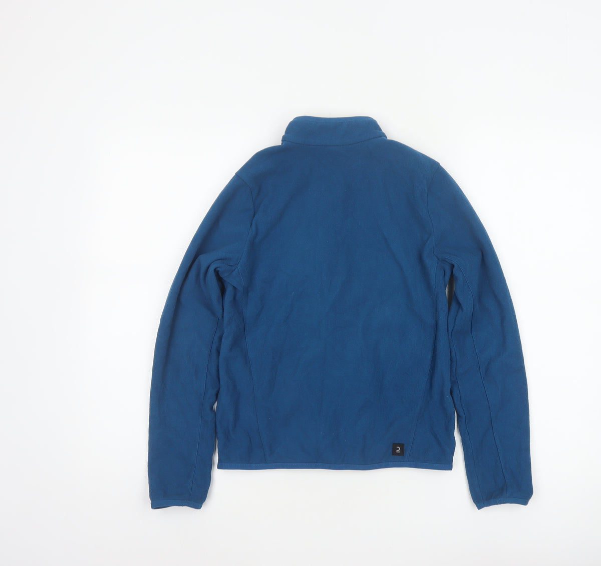 Quechua Boys Blue 10-11 Years Basic Fleece Jacket Full Zip
