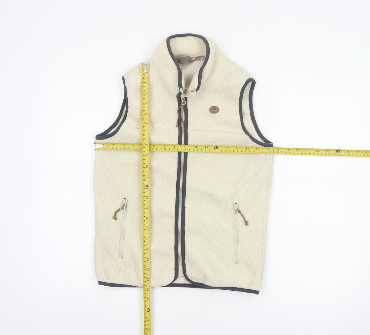 Trespass Women’s Ivory XS Fleece Bodywarmer Zip Outdoor Waistcoat