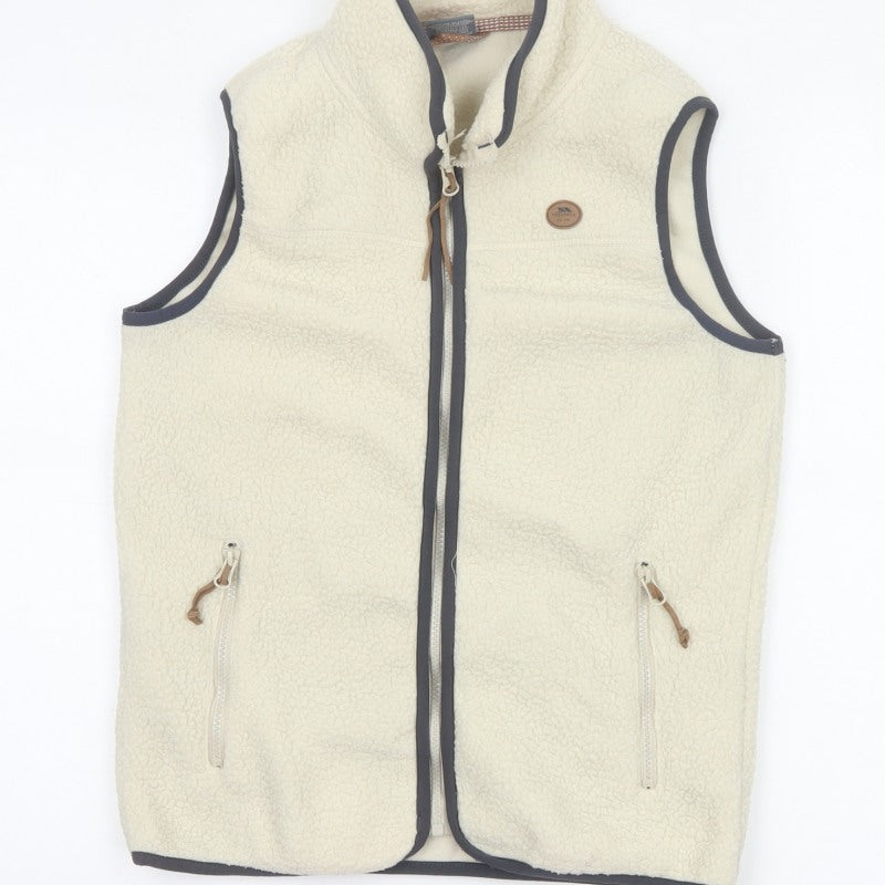 Trespass Women’s Ivory XS Fleece Bodywarmer Zip Outdoor Waistcoat
