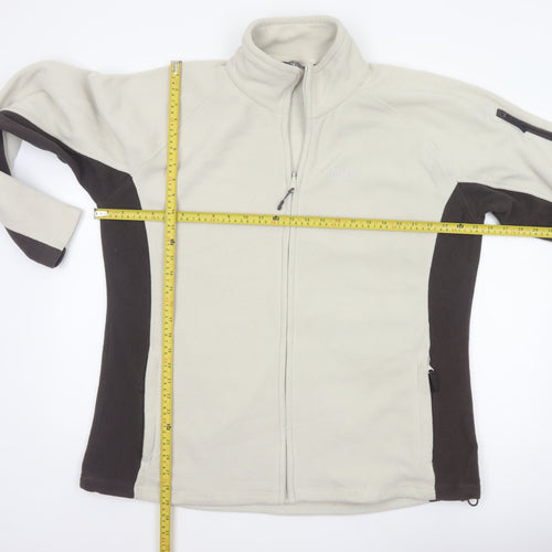 Hi Gear Women’s Beige Brown Fleece Jacket UK 20 Full Zip Outdoor