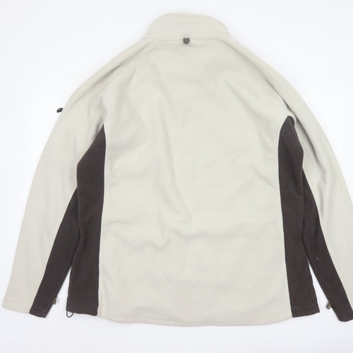 Hi Gear Women’s Beige Brown Fleece Jacket UK 20 Full Zip Outdoor