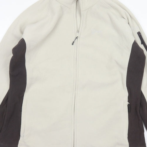 Hi Gear Women’s Beige Brown Fleece Jacket UK 20 Full Zip Outdoor