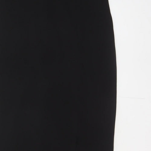 Club L London Women Black UK 12 Bodycon Long Strappy Evening Maxi Dress
