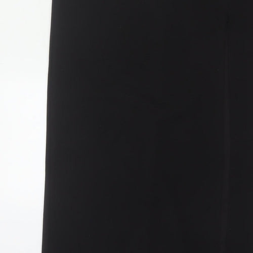 Club L London Women Black UK 12 Bodycon Long Strappy Evening Maxi Dress