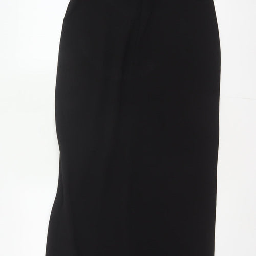 Club L London Women Black UK 12 Bodycon Long Strappy Evening Maxi Dress