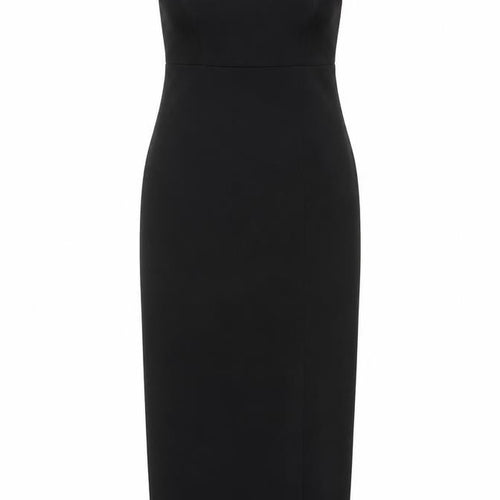 Club L London Women Black UK 12 Bodycon Long Strappy Evening Maxi Dress