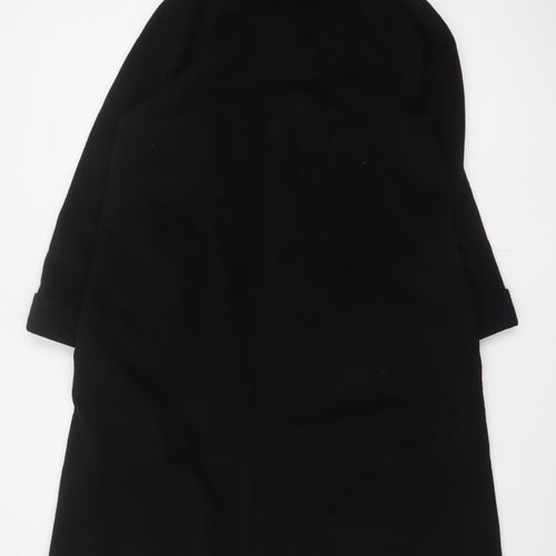 Marks and Spencer Women’s Black UK 12 Wool Angora Long Overcoat