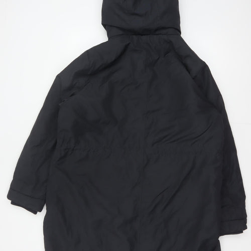 By Very Women’s Black Size 16 Long Hooded Parka Coat