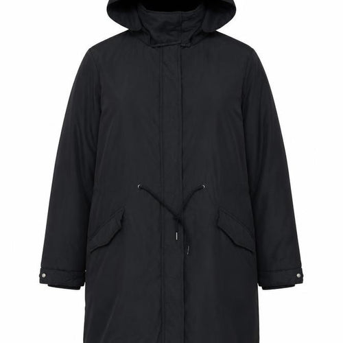 By Very Women’s Black Size 16 Long Hooded Parka Coat