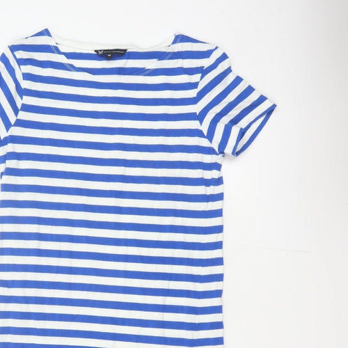 Crew Clothing Company Women’s Blue Stripe Size 12 T-Shirt Dress
