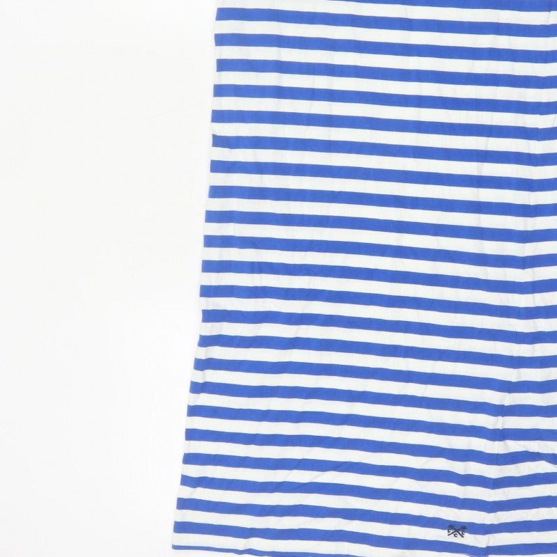 Crew Clothing Company Women’s Blue Stripe Size 12 T-Shirt Dress