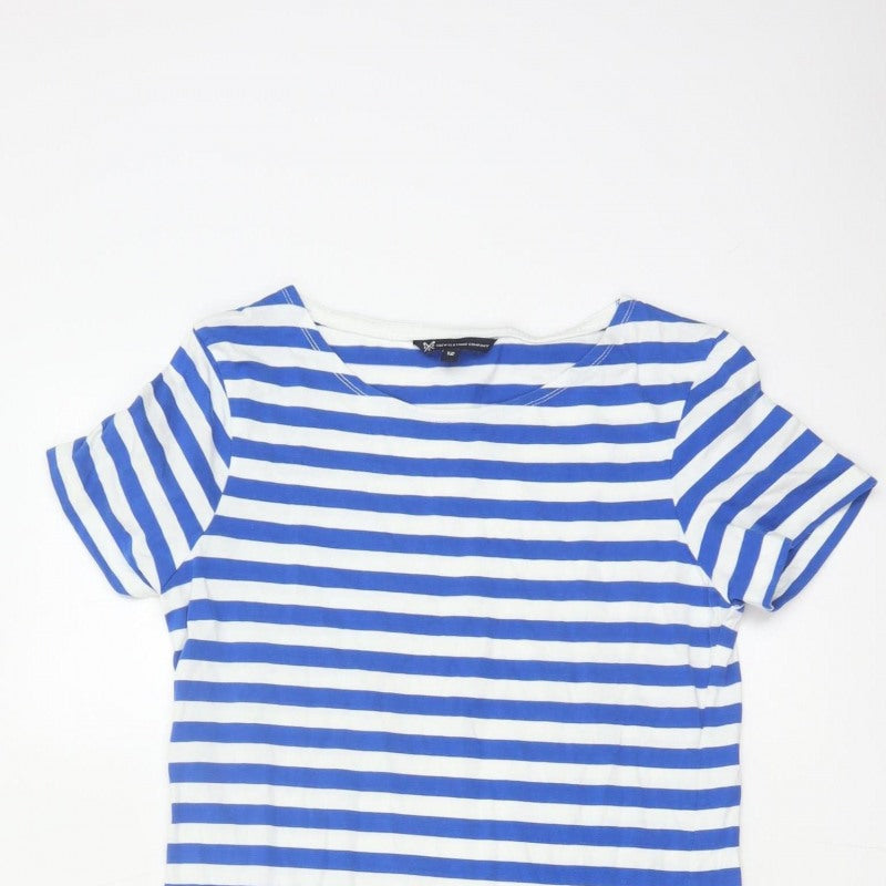 Crew Clothing Company Women’s Blue Stripe Size 12 T-Shirt Dress