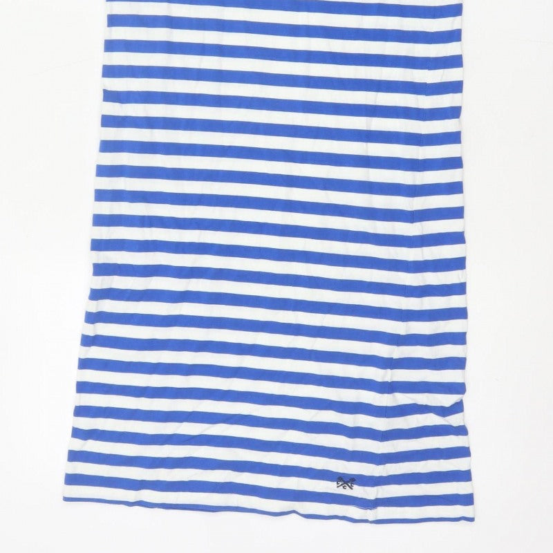 Crew Clothing Company Women’s Blue Stripe Size 12 T-Shirt Dress
