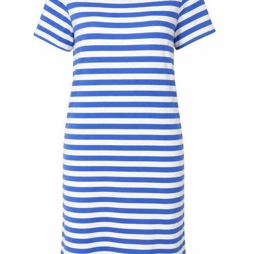 Crew Clothing Company Women’s Blue Stripe Size 12 T-Shirt Dress