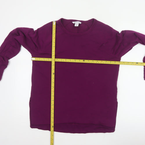 Athleta Women’s Purple XS Basic Crew Neck Raglan Long Sleeve Sweatshirt