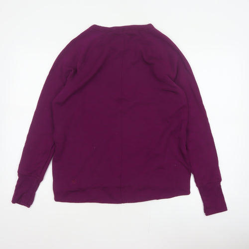 Athleta Women’s Purple XS Basic Crew Neck Raglan Long Sleeve Sweatshirt