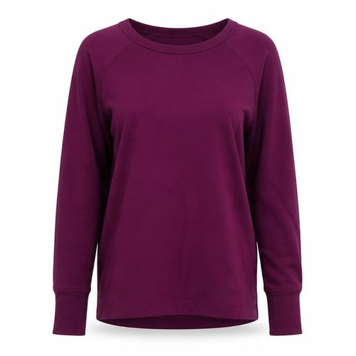 Athleta Women’s Purple XS Basic Crew Neck Raglan Long Sleeve Sweatshirt